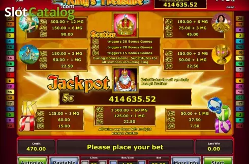 Скрин6. King´s Treasure слот