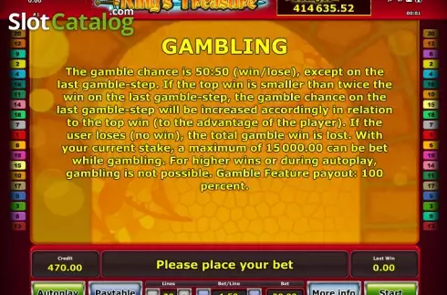 Скрин8. King´s Treasure слот