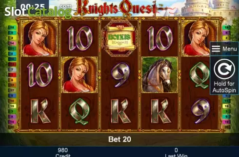 Скрин2. Knights Quest слот