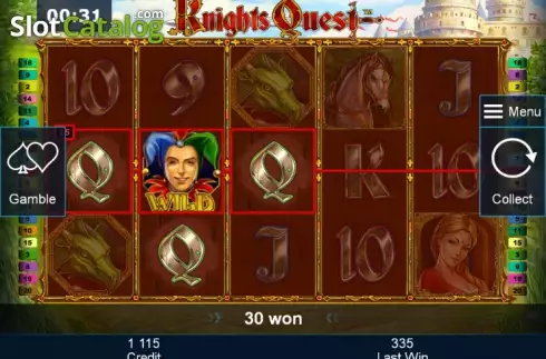 Скрин4. Knights Quest слот