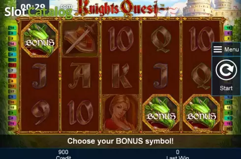 Скрин6. Knights Quest слот