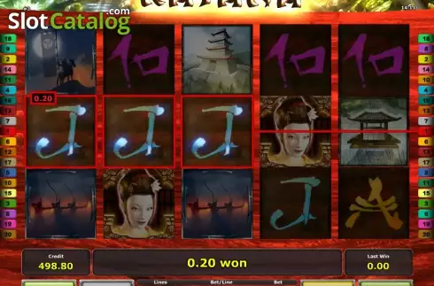 Скрин3. Katana (Greentube) слот