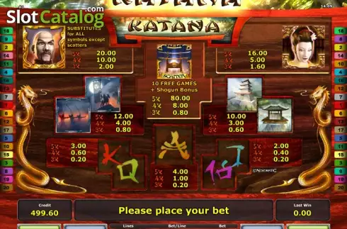Скрин6. Katana (Greentube) слот