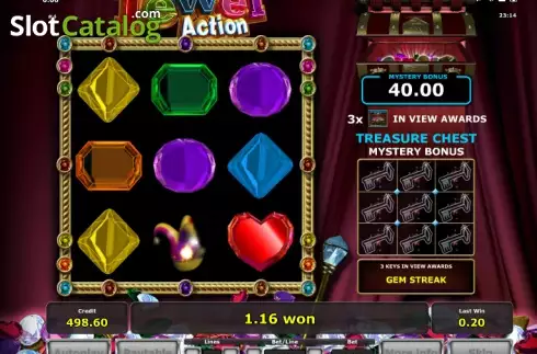 Скрин5. Jewel Action слот