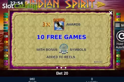 Скрин6. Indian Spirit слот