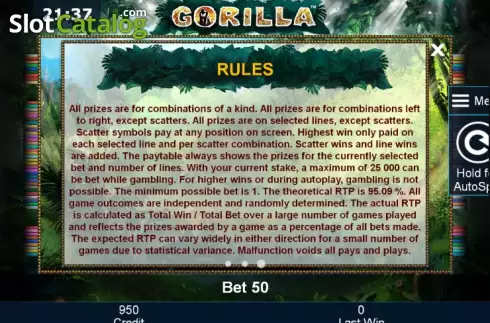 Скрин8. Gorilla слот