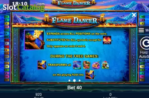 Скрин7. Flame Dancer слот