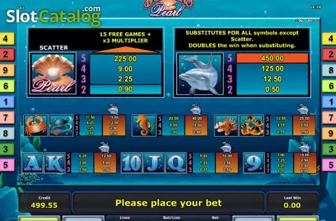 Скрин6. Dolphin's Pearl слот