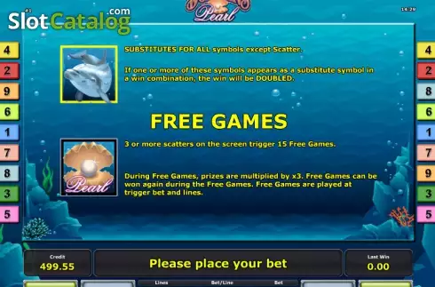 Скрин7. Dolphin's Pearl слот