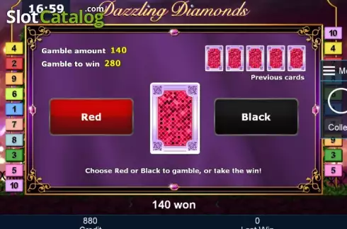 Скрин4. Dazzling Diamonds слот