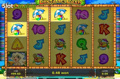 Скрин3. Costa del Cash слот
