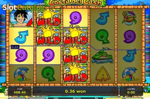 Скрин4. Costa del Cash слот
