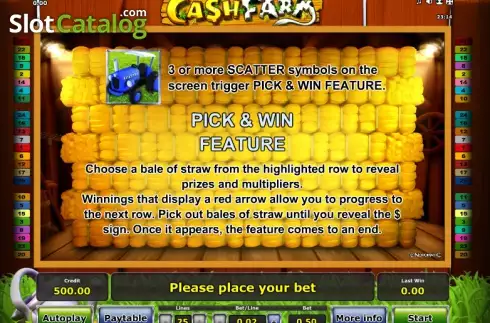 Скрин7. Cash Farm слот