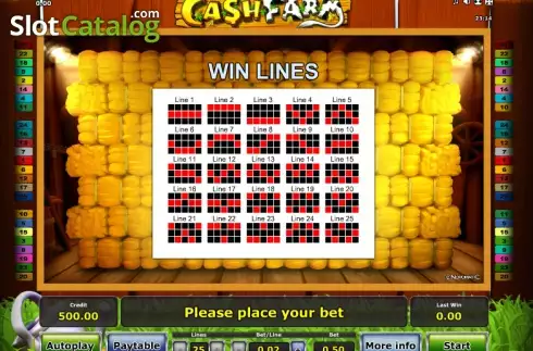 Скрин9. Cash Farm слот
