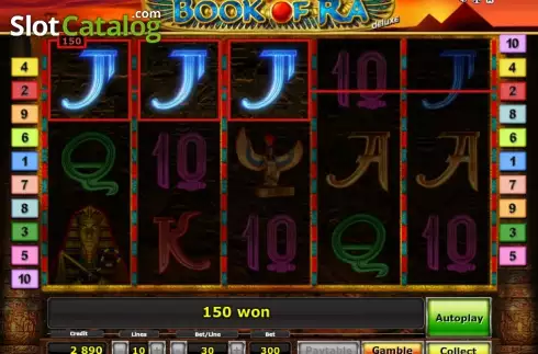 Скрин3. Book of Ra deluxe слот