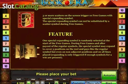 Скрин7. Book of Ra deluxe слот