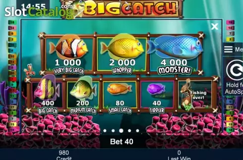 Скрин7. Big Catch слот