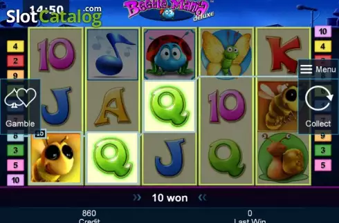Скрин4. Beetle Mania deluxe слот