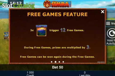 Скрин7. African Simba слот