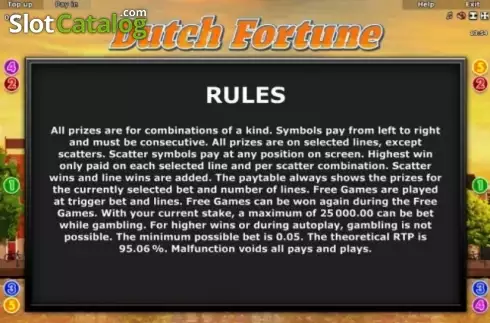 Скрин9. Dutch Fortune слот