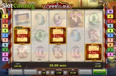 Скрин9. Il Commissario слот