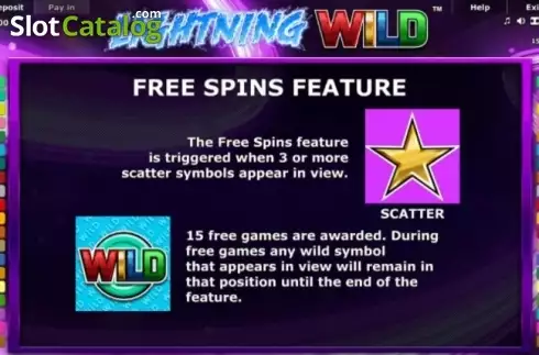 Скрин7. Lightning Wild слот