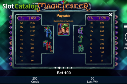 Скрин7. Magic Jester слот