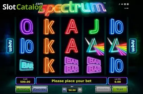 Скрин2. Spectrum (Green Tube) слот