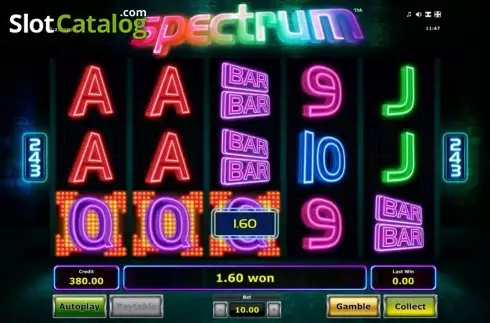 Скрин3. Spectrum (Green Tube) слот