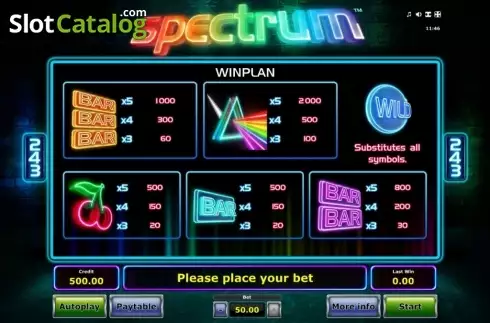 Скрин6. Spectrum (Green Tube) слот