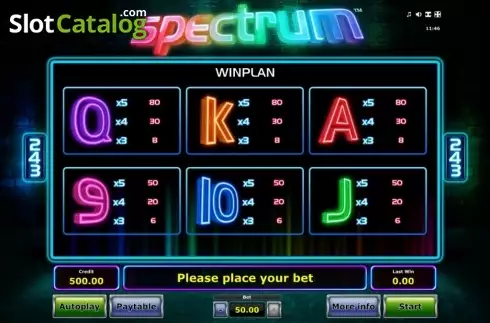 Скрин7. Spectrum (Green Tube) слот