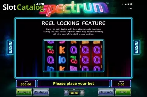 Скрин8. Spectrum (Green Tube) слот