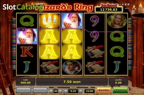 Скрин3. Wizard's Ring слот