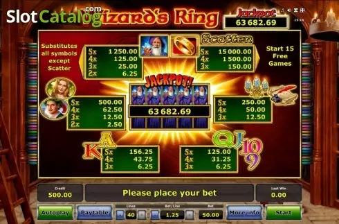 Скрин7. Wizard's Ring слот