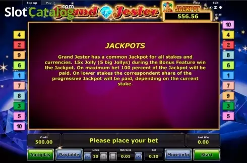 Скрин4. Grand Jester слот