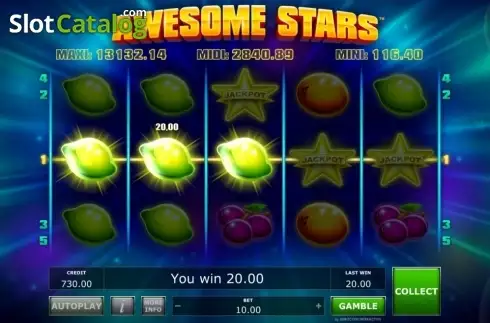 Скрин5. Awesome Stars слот