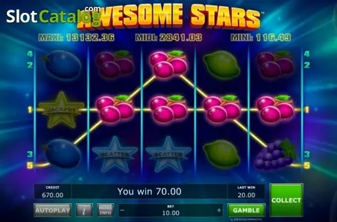 Скрин9. Awesome Stars слот