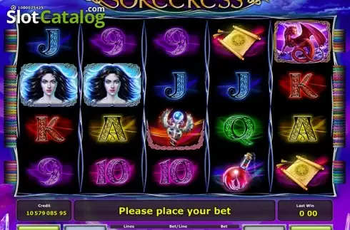 Скрин2. Sorceress слот
