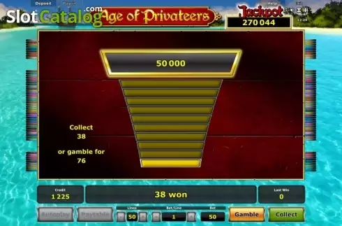 Скрин3. Age of Privateers слот