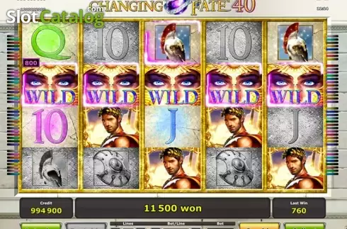 Скрин2. Changing Fate 40 слот