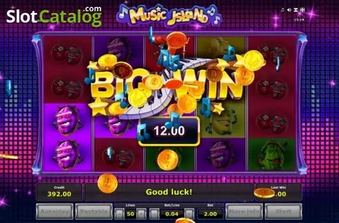 Скрин3. Music Island слот
