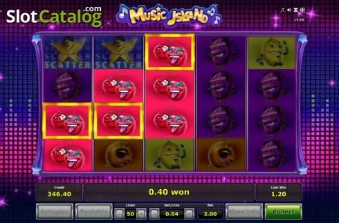 Скрин6. Music Island слот