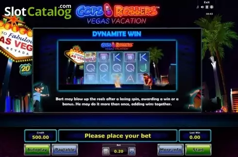 Скрин9. Cops 'n' Robbers Vegas Vacation слот