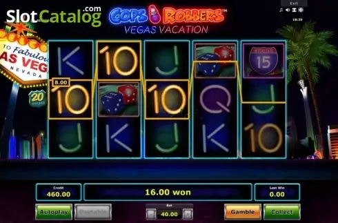 Скрин3. Cops 'n' Robbers Vegas Vacation слот