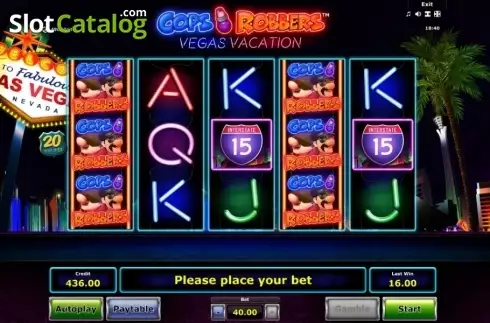 Скрин2. Cops 'n' Robbers Vegas Vacation слот