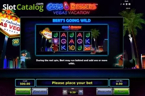 Скрин8. Cops 'n' Robbers Vegas Vacation слот