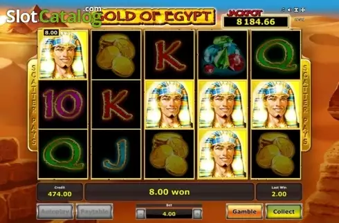 Скрин5. Gold of Egypt (Green Tube) слот