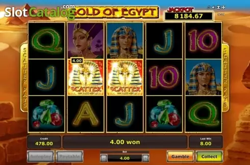 Скрин6. Gold of Egypt (Green Tube) слот