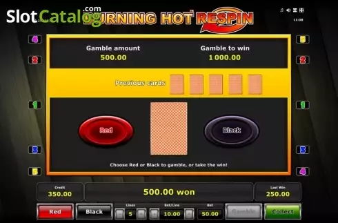 Скрин5. Burning Hot Respin слот
