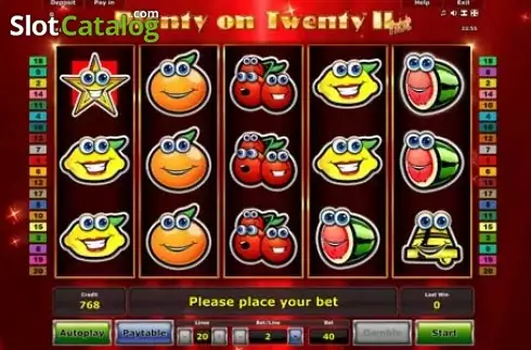 Скрин3. Plenty on Twenty II hot слот
